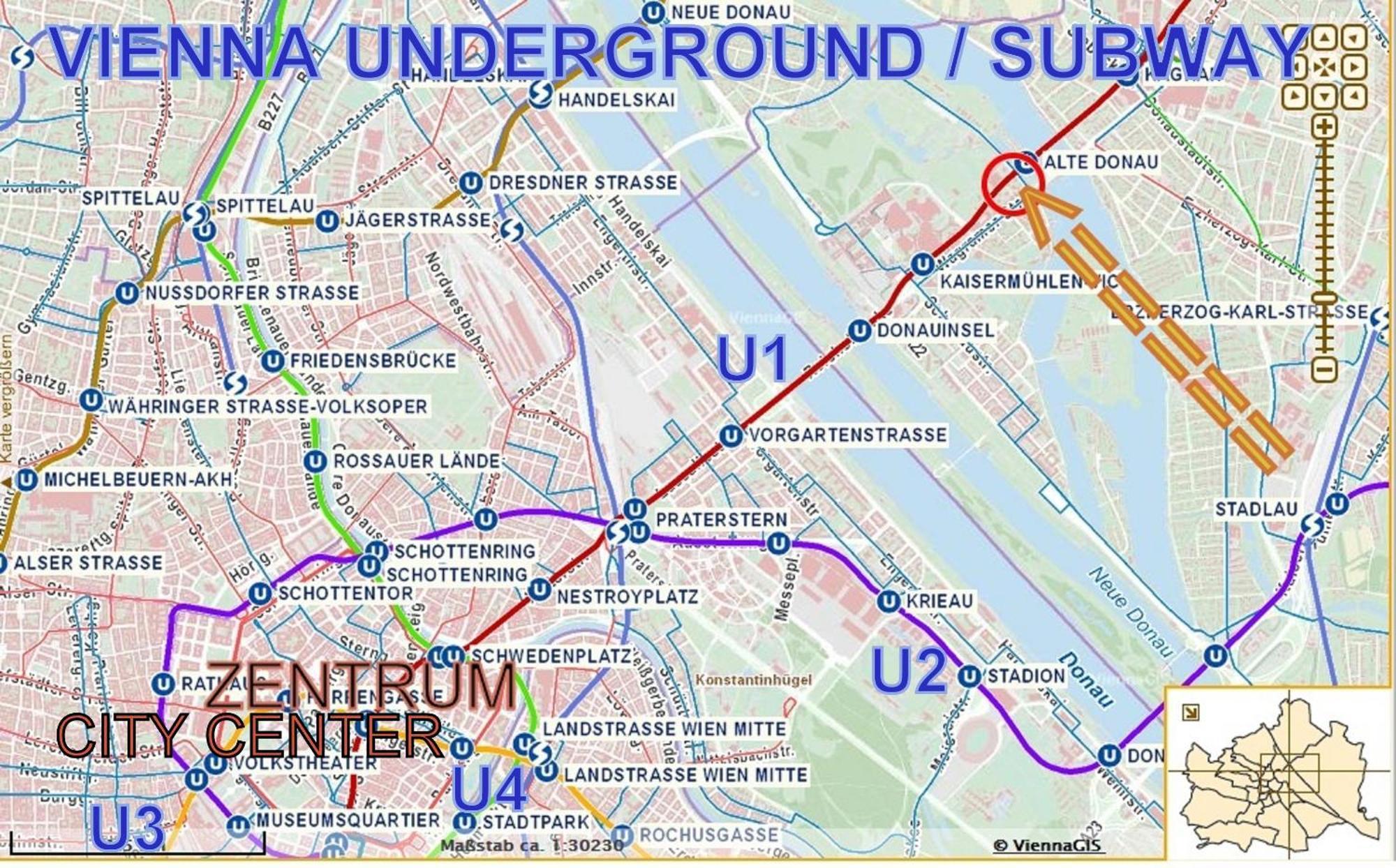 Yuki'S Place - Un-Vic, Danube Beach And Subway Near To Downtown Вена Экстерьер фото
